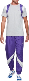 lilac track pants