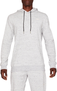 Download Mens Heather Pullover Hoodie Front View Of Hooded ...