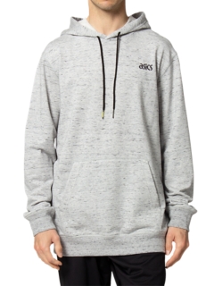 MEN S FRENCH TERRY PULLOVER HOODIE Piedmont Grey Heather Hoodies Sweatshirts ASICS