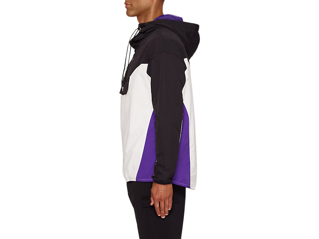 Woven Color Block Anorak Jacket | Performance Black | Jackets 