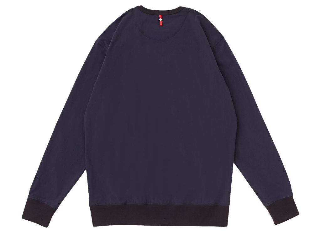 MJ STRETCH WOVEN LS TOP