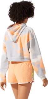 WOMEN'S FRENCH TERRY TIE DYE AOP HOODIE, Image 2 of 6