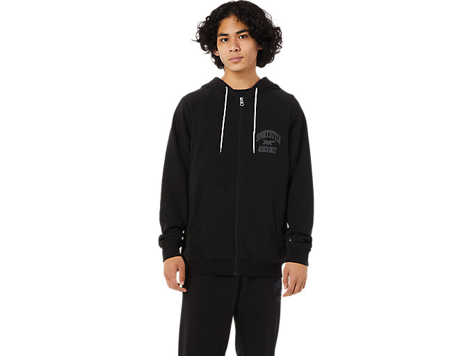 Alternative image view of FRENCH TERRY FULL ZIP HOODIE, パフォーマンスブラック