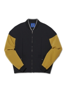 LIATRISORY BOMBER JACKET | OBSIDIAN BLACK X MEDALLION YELLOW ...