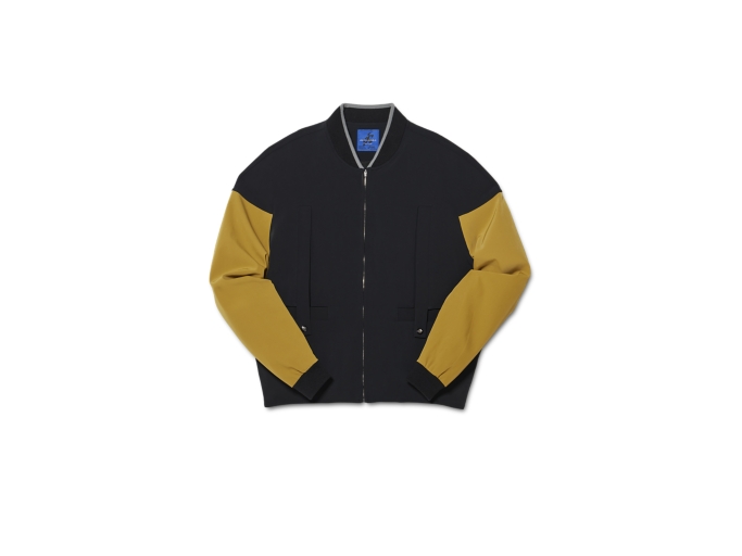 UNISEX LIATRISORY BOMBER JACKET | Obsidian Black X Medallion 