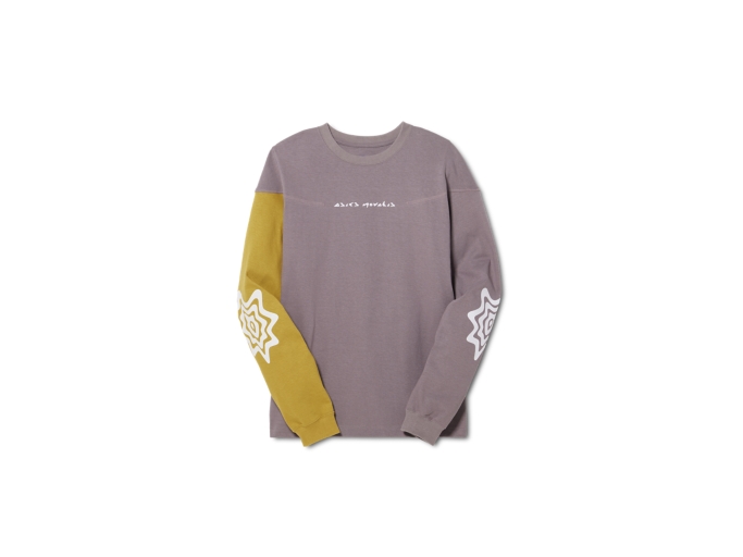 UNISEX BIXANCE LONG SLEEVE | Pewter Purple X Medallion Yellow