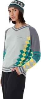 LARICOID KNIT JUMPER, Blue Haze / Lemon 3