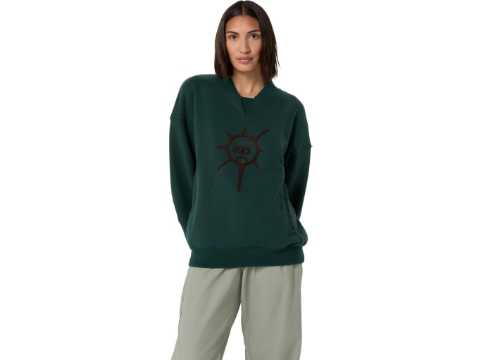AERICKON Felpa con cappuccio unisex a maniche lunghe