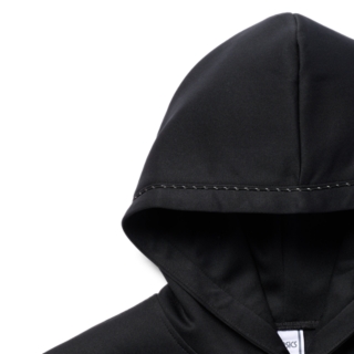 Image 4 of 12 of Unisex BLACK HOODIE Unisex Long Sleeve Shirts