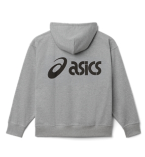 LOGO ZIP-UP HOODIE, Grey Heather 2
