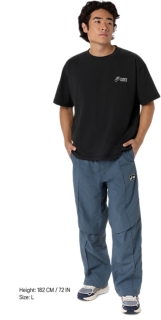 CLASSIC WOVEN TRACK PANT, Raw Indigo 3