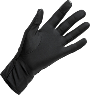 Men's WIND-BLOCK RUNNING GLOVES, Performance Black