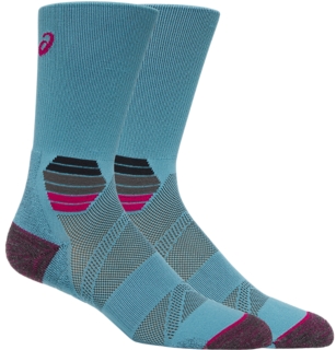 UNISEX FUJITRAIL RUN CREW SOCK | Sage / Fuchsia Red | Unisex Socks ...