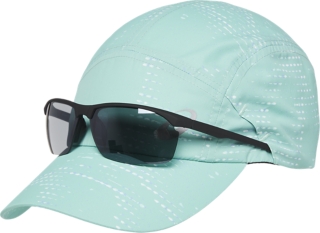 ランニンググラフィックキャップ オアシスグリーン メンズ 帽子 Asics