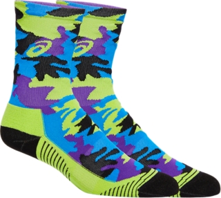 Men's COLOR CAMO RUN CREW | Green | Calcetines | Outlet