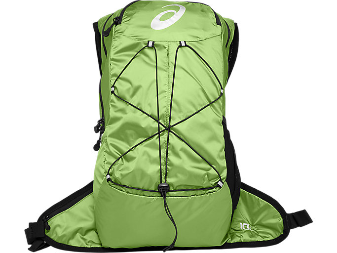 Image 1 of 6 of Unisex Lime Green/ Performance Black LIGHTWEIGHT RUNNING BACKPACK Men's Sports Bags & Bagpacks