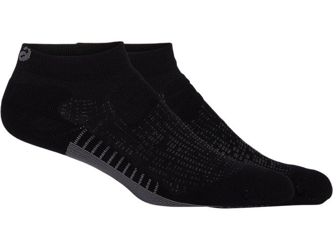 Image 1 of 3 of Unisex Performance Black ROAD+ RUN QUARTER SOCK Men's Sports Socks