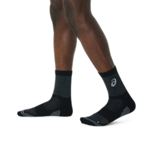 UNISEX LITE-SHOW RUN CREW Black Unisex SOCK | | Performance UK Socks ASICS 