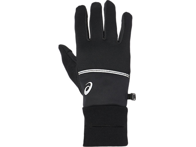 Image 1 of 7 of Unisex Performance Black WIND-BLOCK RUNNING GLOVES Men's Gloves