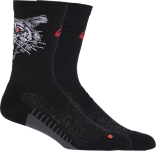 CALCETINES TREKKING UNISEX BLACK/RED OCEAN