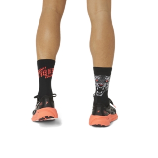 UNISEX PERFORMANCE RUN COMPRESSION SOCK, Sunrise Red