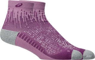 Alternative image view of PERFORMANCE RUN SOCK QUARTER, Dark Ube/Light Ube