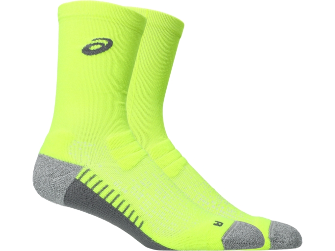 PERFORMANCE RUN SOCK CREW Unisex Safety Yellow Unisex Socks ASICS PL