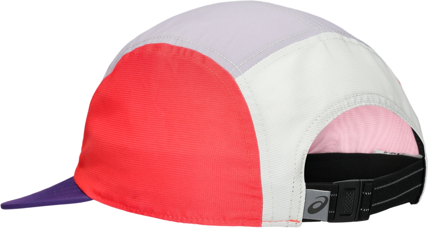 Мужская кепка ASICS 5 Panel, цвет: Красный / Фиолетовый — фото 2