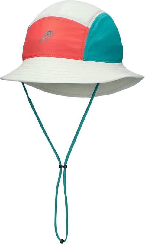 Панама ASICS Bucket Hat, цвет: Берёзовый / Коралловый