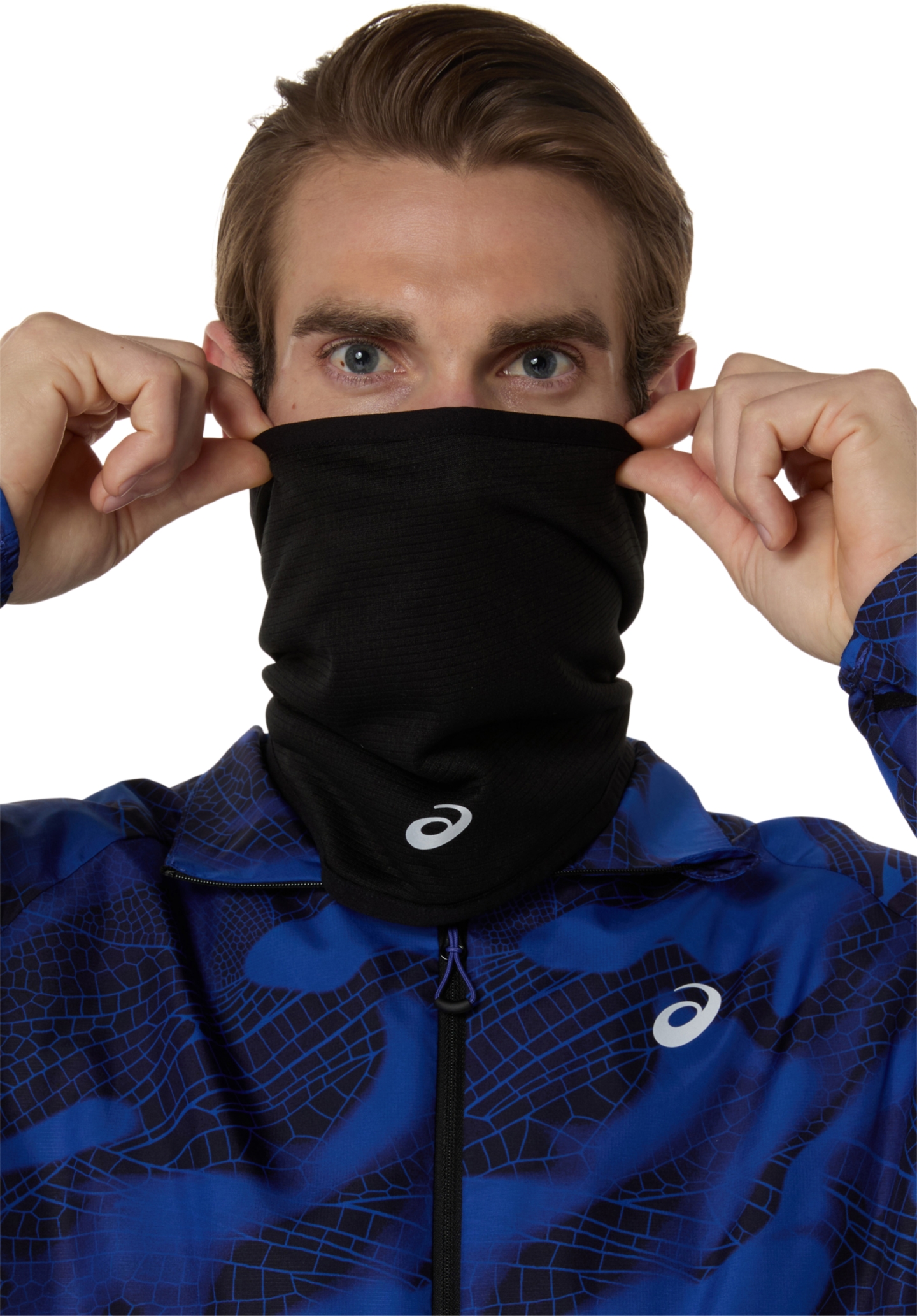 Аксессуары ASICS Winter Run Neck Warmer, цвет: Чёрный — фото 3