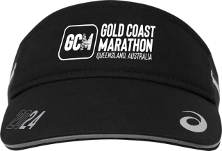 Unisex GCM24 RUNNING VISOR | Performance Black | Unisex Running ...