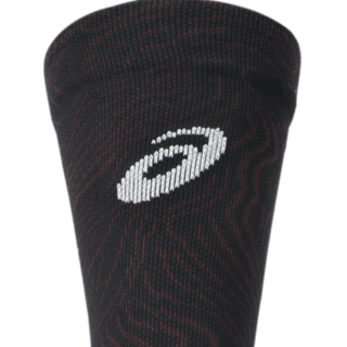 FUJITRAIL GRAPHIC CREW SOCK, Dark Aubergine/Black 3