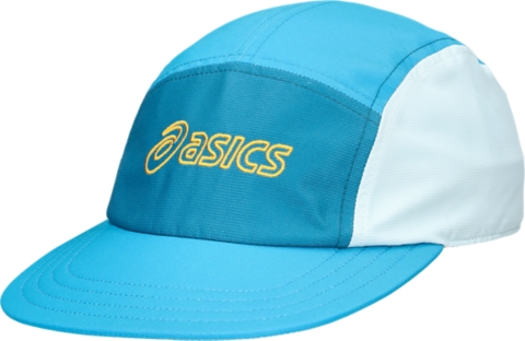 Женская кепка ASICS Performance Running 5 Panel, цвет: Синий / Тёмный бирюзовый