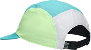 ASICS 5 PANEL CAP, Energy Aqua/White 2
