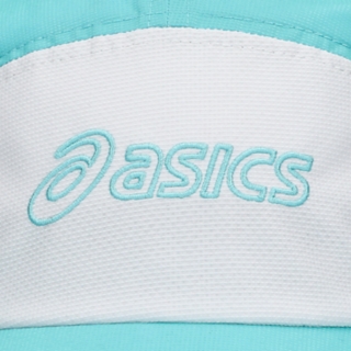 ASICS 5 PANEL CAP, Energy Aqua/White 3