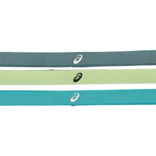 PERFORMANCE HEAD BAND 3 PACK, Energy Aqua/Illuminate Yellow/Foggy Teal 2