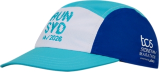 SM26 PERFORMANCE RUNNING 5 PANEL CAP, Energy Aqua 3