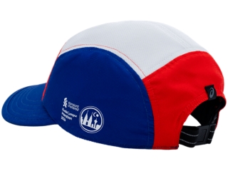 Image 2 of 7 of Unisex PRUSSIAN BLUE/CHERRY TOMATO KLSCM SOUVENIR 5PANEL CAP Unisex Caps And Headwear