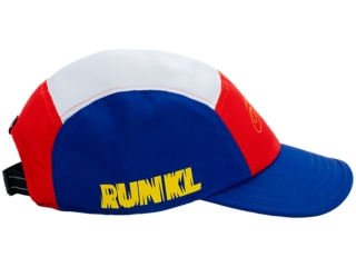Image 4 of 7 of Unisex PRUSSIAN BLUE/CHERRY TOMATO KLSCM SOUVENIR 5PANEL CAP Unisex Caps And Headwear