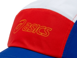 Image 5 of 7 of Unisex PRUSSIAN BLUE/CHERRY TOMATO KLSCM SOUVENIR 5PANEL CAP Unisex Caps And Headwear