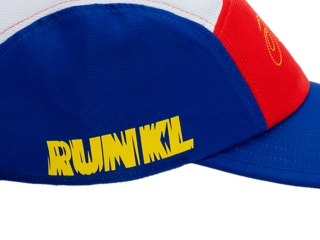 Image 7 of 7 of Unisex PRUSSIAN BLUE/CHERRY TOMATO KLSCM SOUVENIR 5PANEL CAP Unisex Caps And Headwear