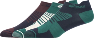 MEN'S QUICK LYTE PLUS 3PK, Dark Aubergine/Jewel Green/Midnight 2