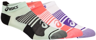 WOMEN S QUICK LYTE PLUS 3PK Mint Tint Socks ASICS