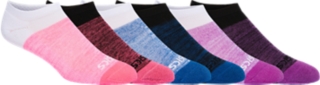 WOMEN'S TRAINING NO SHOW LITE | Pink/Blue/Purple | Socks | ASICS