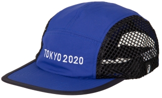 サイドメッシュキャップ 東京オリンピックエンブレム Emネイビー メンズ 帽子 Asics