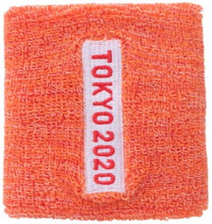 リストバンド 東京オリンピックエンブレム サンライズレッド メンズ タオル Asics