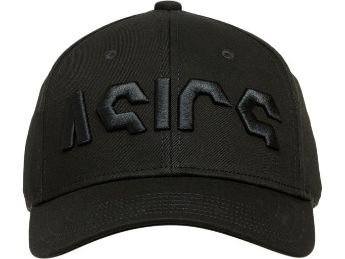 UNISEX EMBROIDERED LOGO CAP | Performance Black | Accessories | ASICS