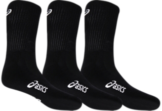 | Black Socks CREW Unisex SOCKS ASICS | PACK PACE Performance 3 Australia |