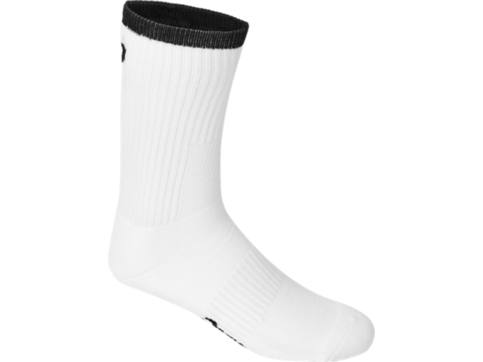 Unisex PACE CREW SOCKS | Brilliant White/Performance Black | Socks