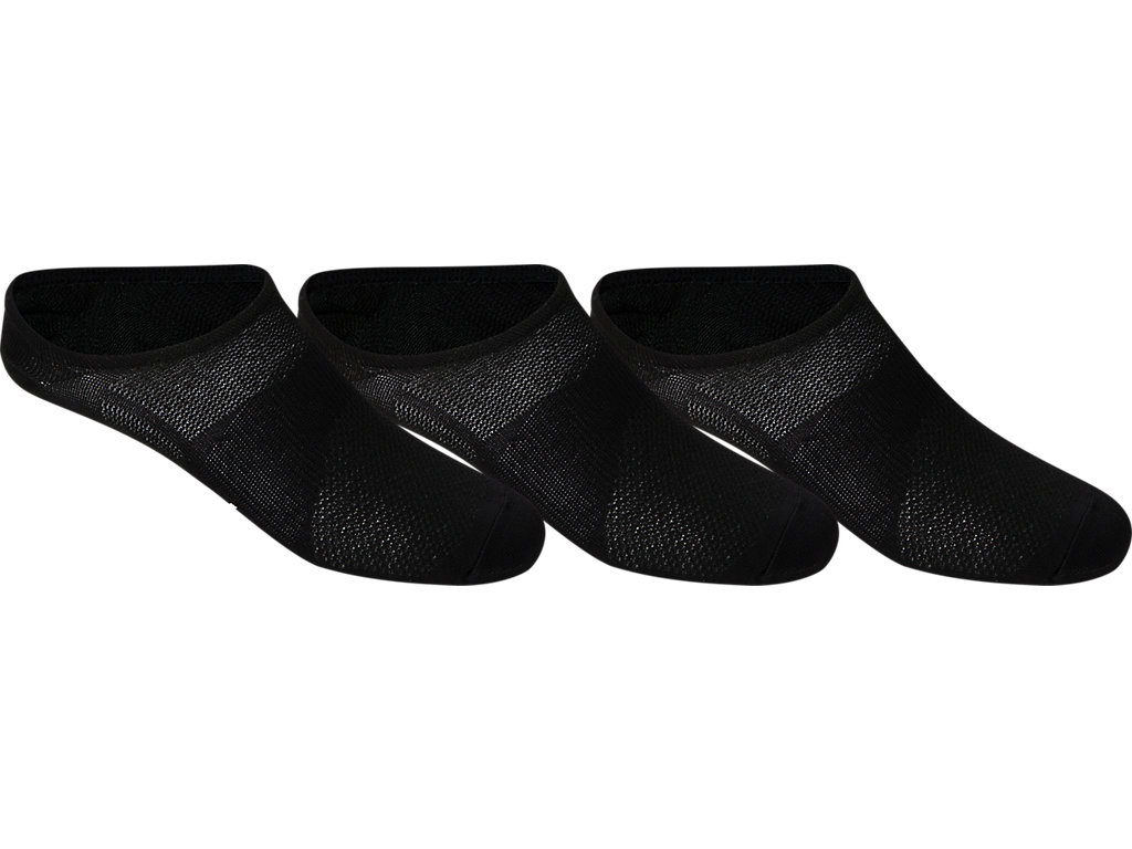 Unisex PACE INVISIBLE SOCKS 3 PACK, Performance Black